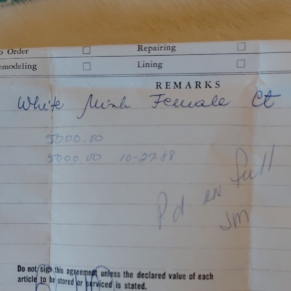 Cream,white Mink Coat. Floral Embroidered Lining . Vintage Gorgeous - Picture 12 of 16